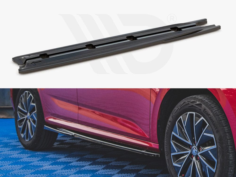 Maxton Design SK-KM-1-SD1T Side Skirts Diffusers Skoda Kamiq (2019-) | ML Performance UK Car Parts