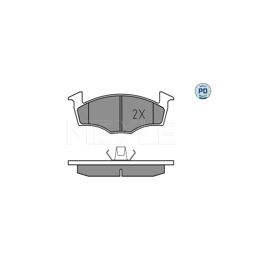 Meyle 025 218 6615/Pd Brake Pad Set