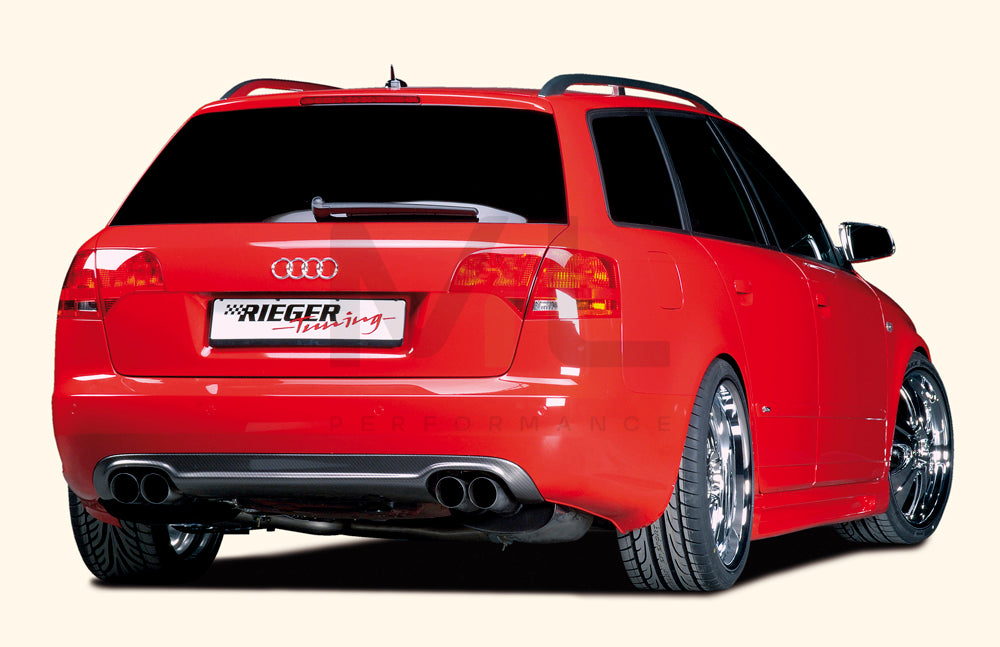 Rieger 00099023 Audi 8E B7 A4 Rear Diffuser 2 | ML Performance UK Car Parts