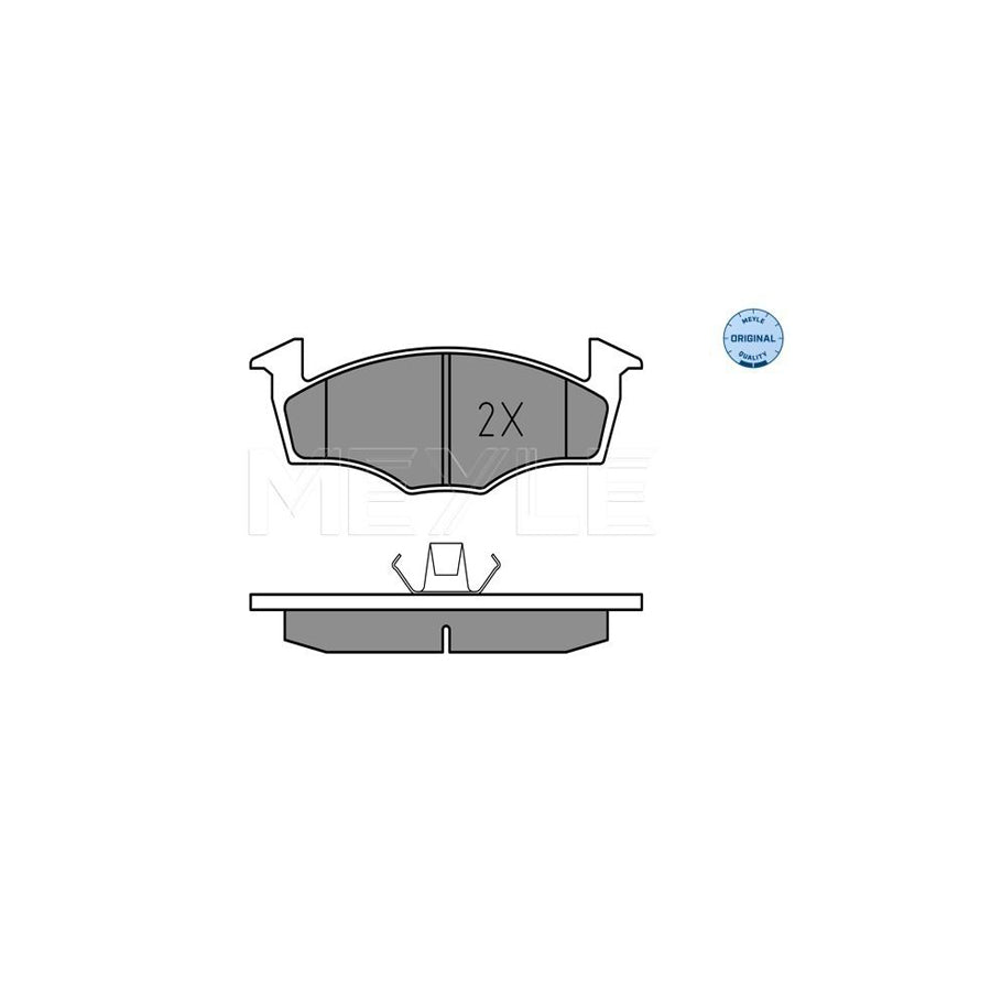 Meyle 025 218 6619 Brake Pad Set