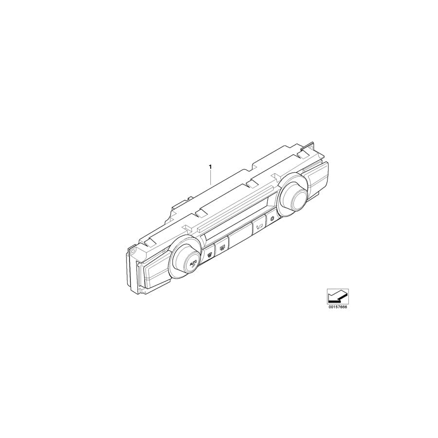 Genuine BMW 64119234331 E71 E70 Control Unit,Automatic Air Cond.,Basis (Inc. X5 3.0sd, X5 35dX & X5 40dX) | ML Performance UK Car Parts