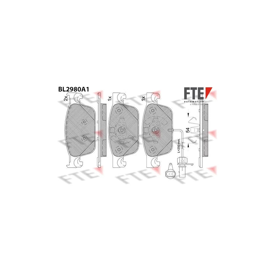 Fte 9011226 Brake Pad Set | ML Performance UK Car Parts