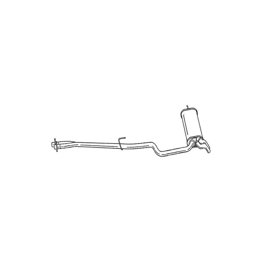 Bosal 288-119 Rear Silencer Suitable For Mercedes-Benz E-Class T-Modell (S210)