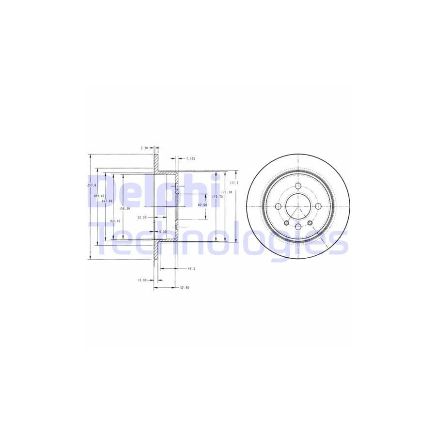 Delphi Bg2202 Brake Disc For Bmw 3 Series