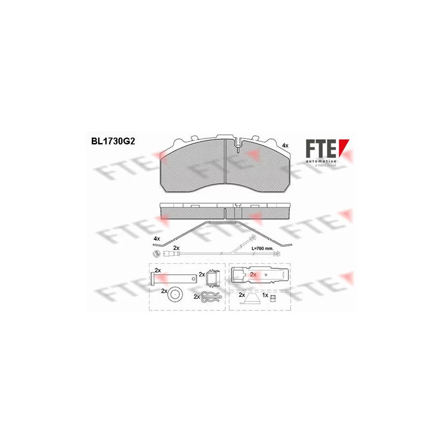 Fte BL1730G2 Brake Pad Set | ML Performance UK Car Parts