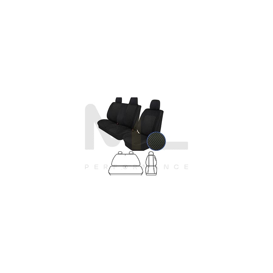 FROGUM S-/07_T06 Car seat cover Black, Front | ML Performance Car Parts