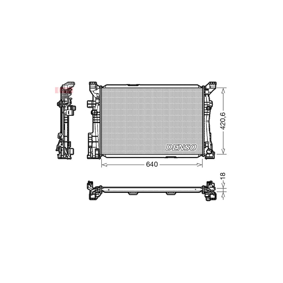 Denso DRM17096 Drm17096 Engine Radiator | ML Performance UK