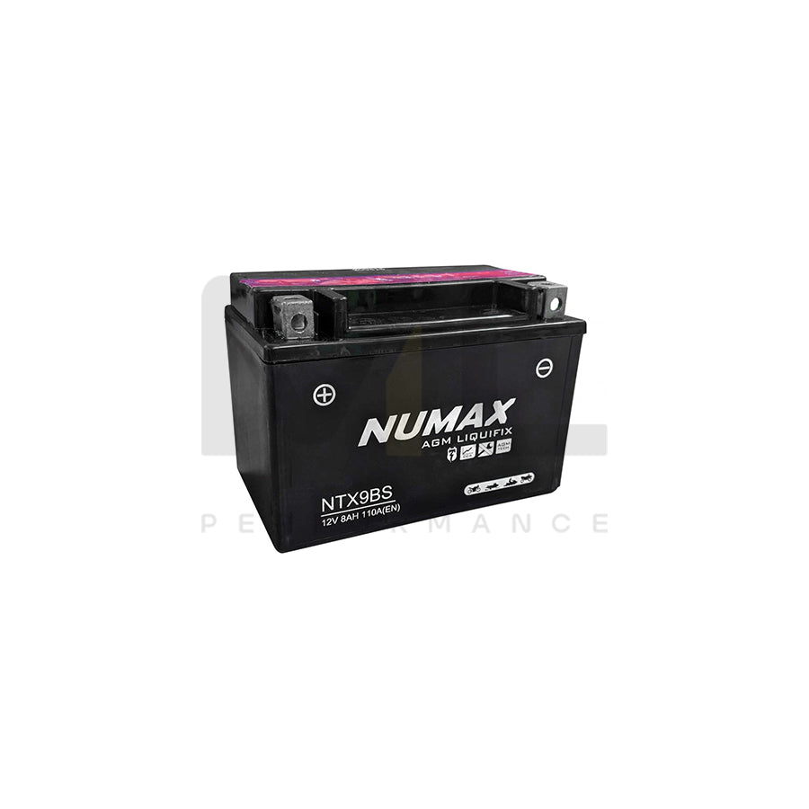 NTX9-BS Numax Motorbike Battery | Car Batteries UK | ML Performance Car Parts