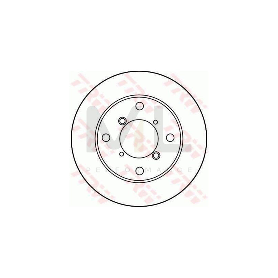 TRW DF2710 Brake Disc for SUZUKI SWIFT Solid | ML Performance Car Parts