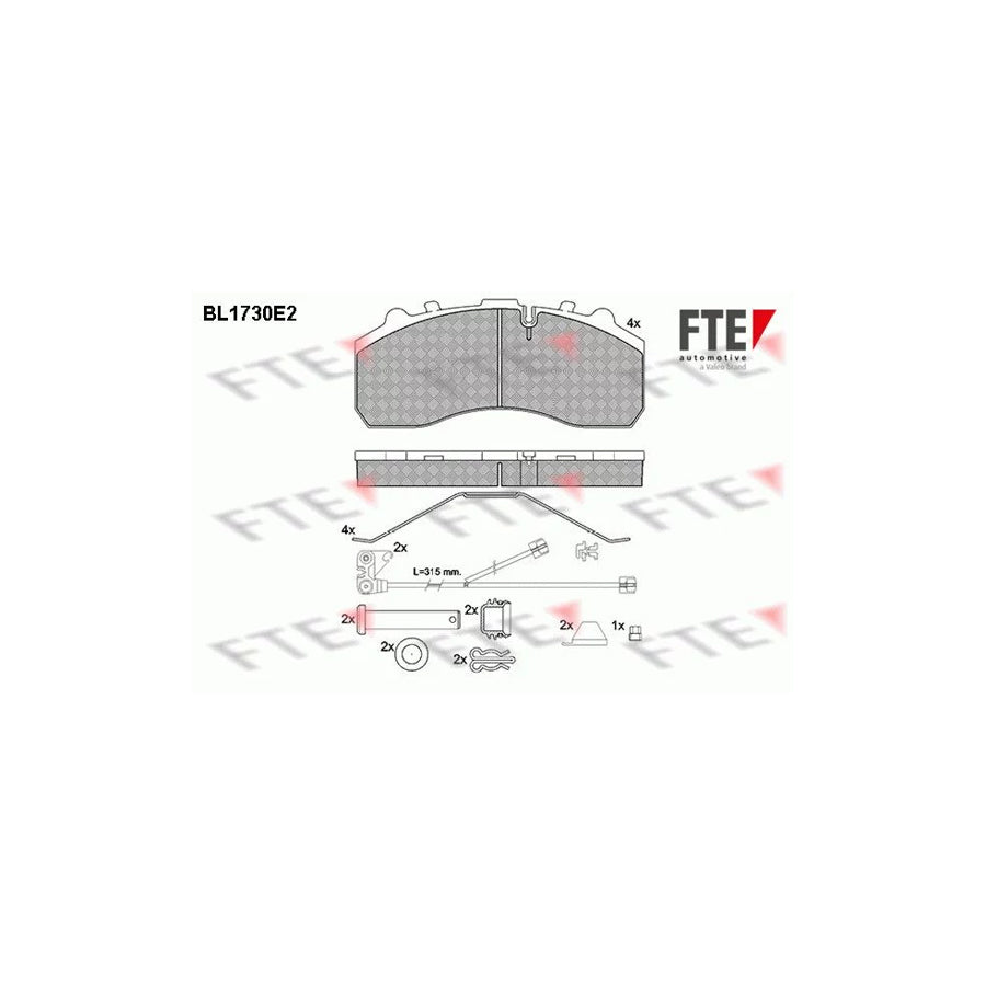 Fte BL1730E2 Brake Pad Set | ML Performance UK Car Parts