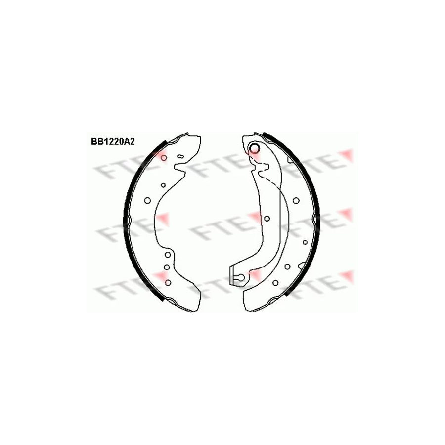 Fte 9100045 Brake Shoe Set | ML Performance UK Car Parts