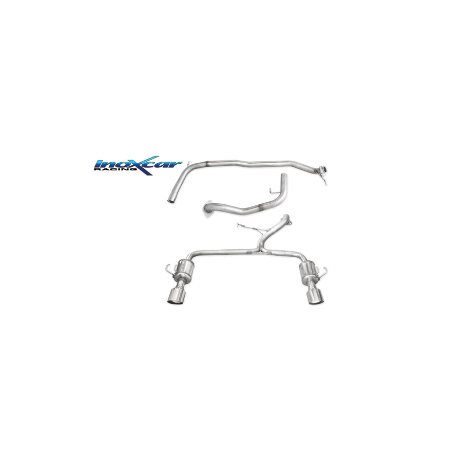 InoXcar CATBACK.200 Honda Civic Exhaust System | ML Performance UK Car Parts