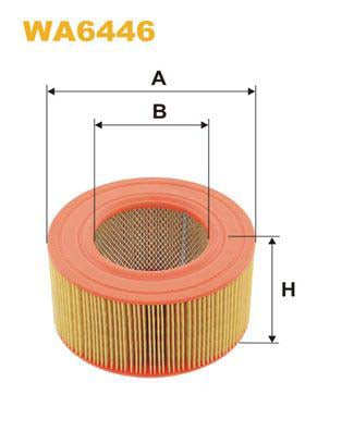 WIX Filters WA6446 Air Filter