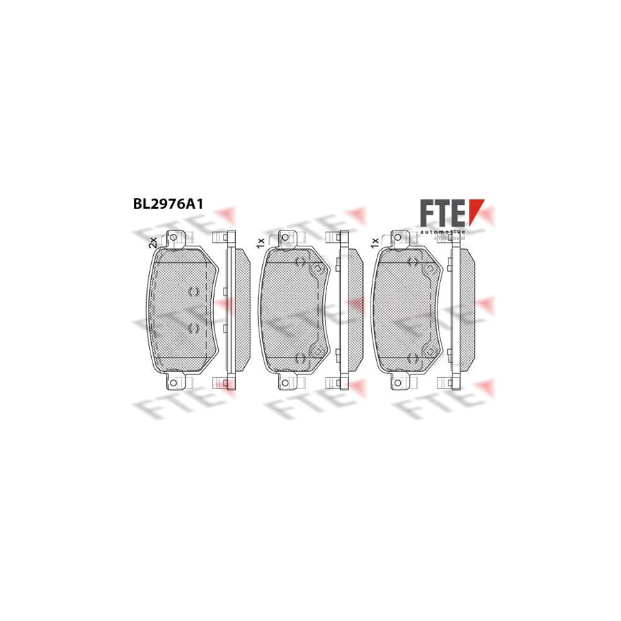 Fte 9011222 Brake Pad Set For Mazda 6 | ML Performance UK Car Parts