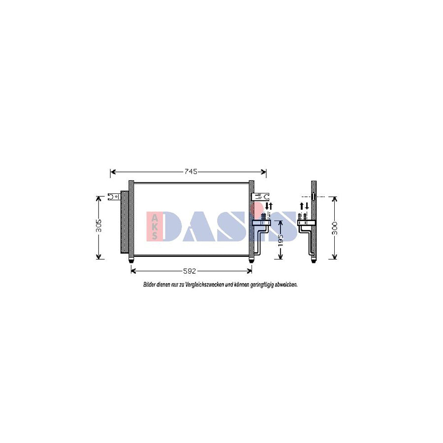 AKS Dasis 562003N Air Conditioning Condenser | ML Performance UK