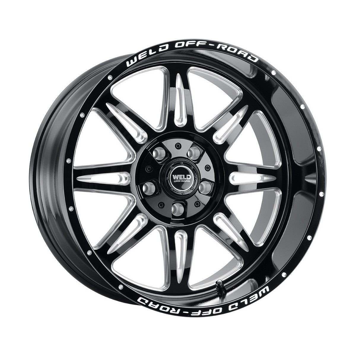 Weld W13220026475 Cheyenne W132 Wheel 22x10 5x114.3 ET-18 BS4.75 Gloss Black MIL