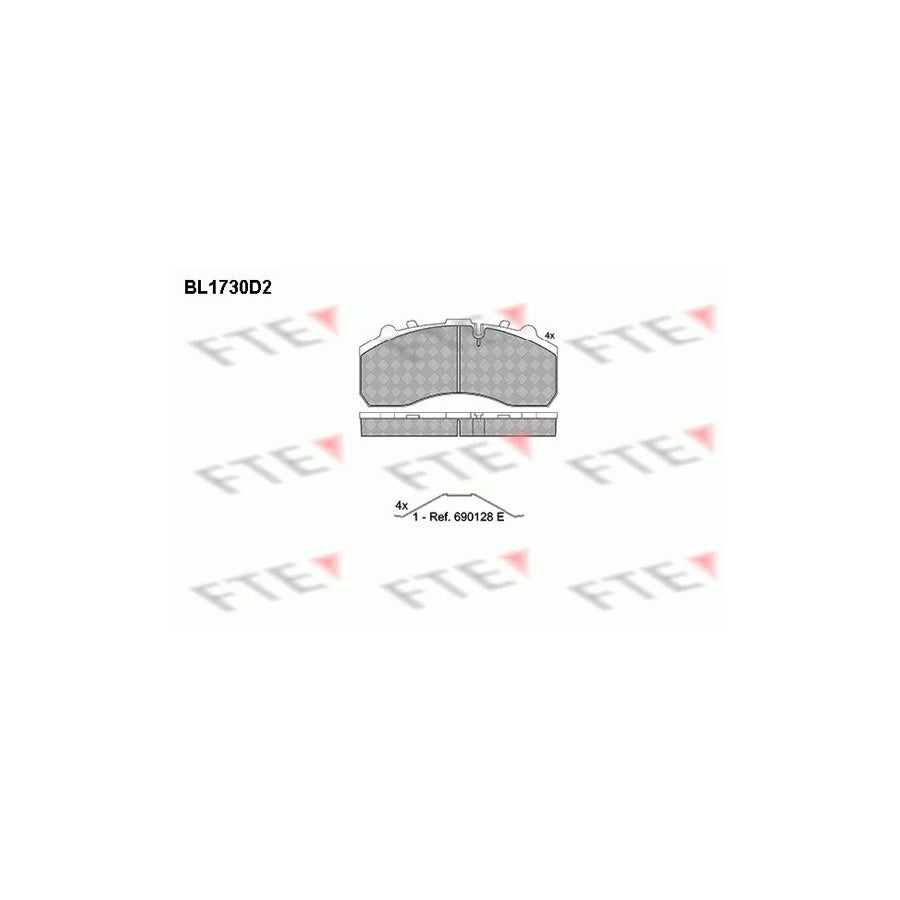 Fte BL1730D2 Brake Pad Set | ML Performance UK Car Parts