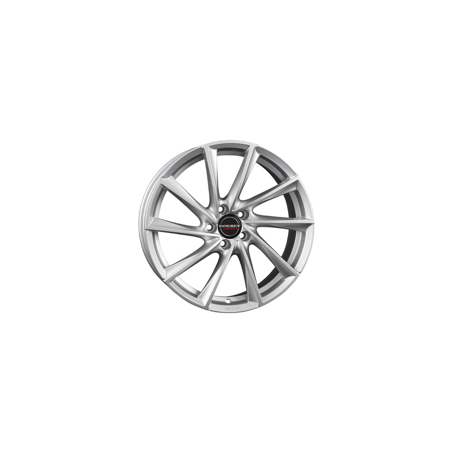 Borbet VTX 9.5x19 ET51 VTX 95951112566,5BS Brilliant Silver Wheel | ML Performance UK Car Parts