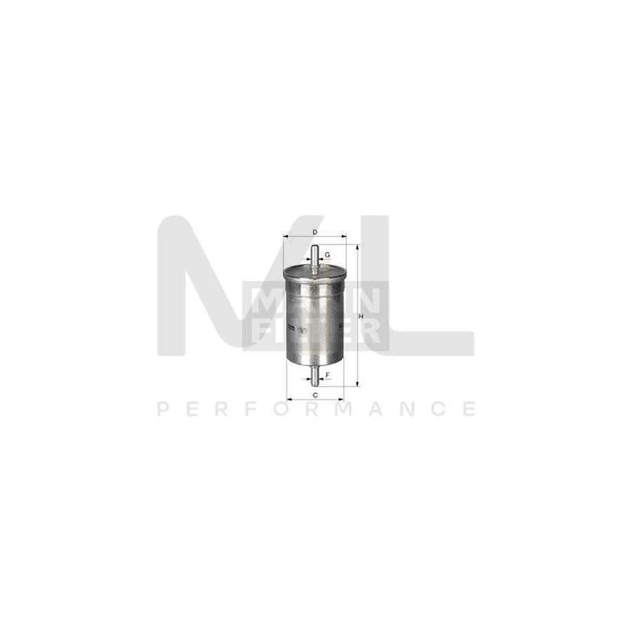 MANN-FILTER WK 612/1 Fuel filter In-Line Filter | ML Performance Car Parts