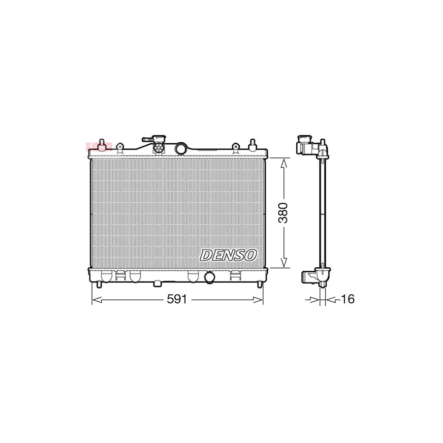 Denso DRM46040 Drm46040 Engine Radiator | ML Performance UK