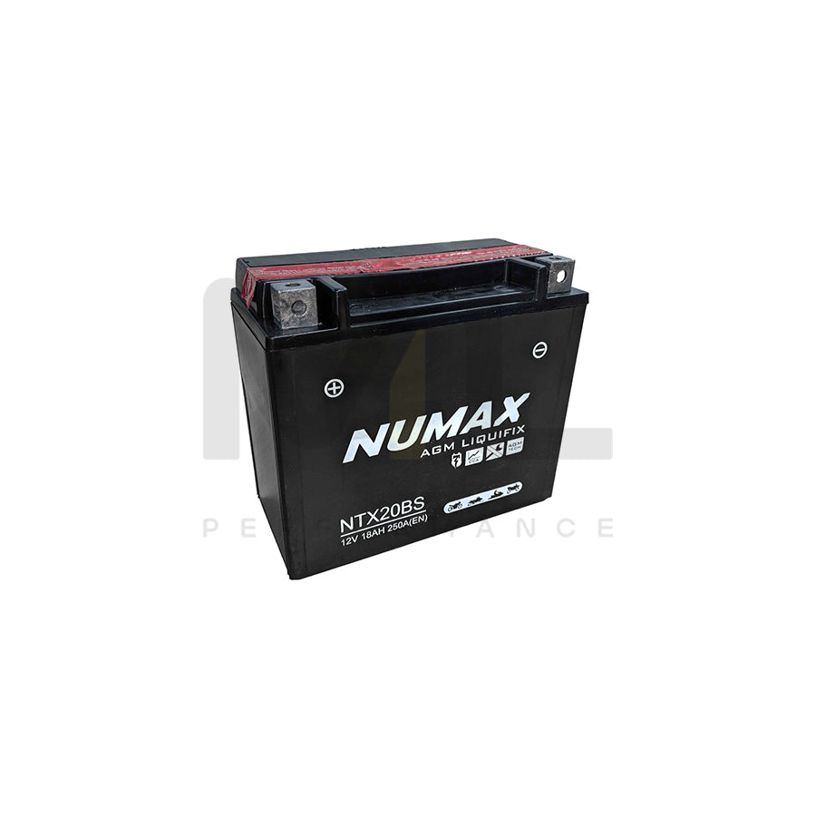 NTX20-BS Numax Motorbike Battery | Car Batteries UK | ML Performance Car Parts