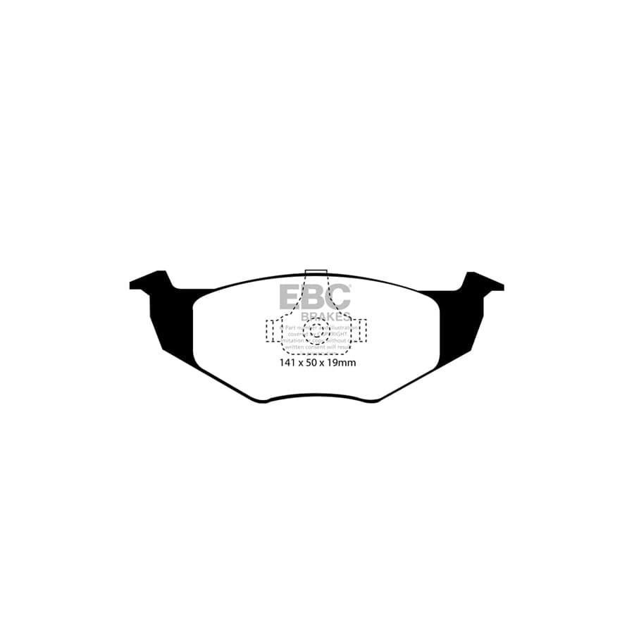 EBC PDKF2132 VW Polo (6N) Ultimax Front Brake Pad & Plain Disc Kit 2 | ML Performance UK Car Parts