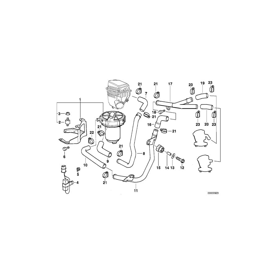 Genuine BMW 11721435637 E31 Air Pump (Inc. 850Ci) | ML Performance UK Car Parts