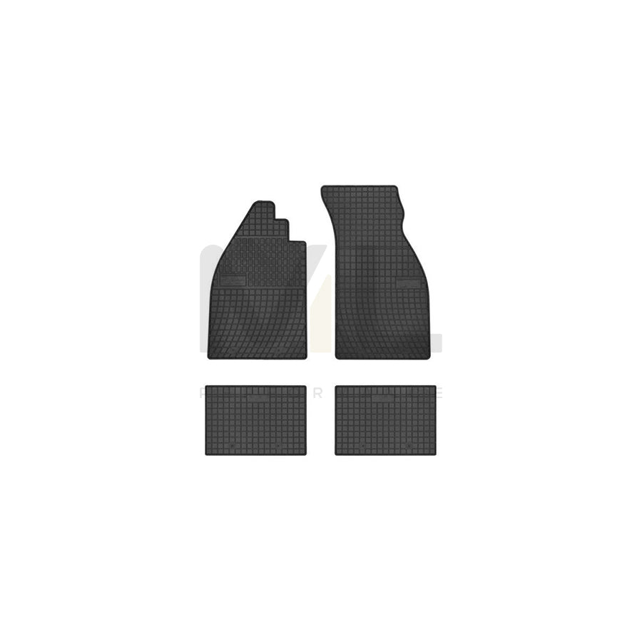 FROGUM Tailored 0398 Floor mat set for VW KAEFER Elastomer, Front and Rear, Quantity: 4, Black | ML Performance Car Parts