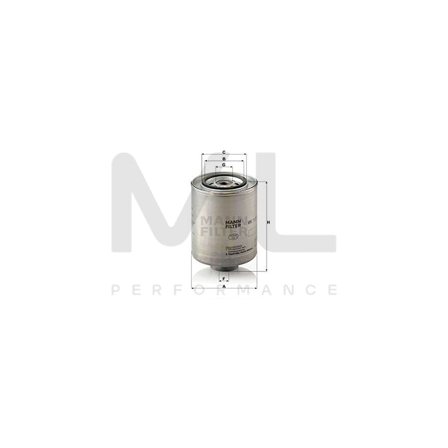 MANN-FILTER WK 1123/1 Fuel filter Spin-on Filter | ML Performance Car Parts