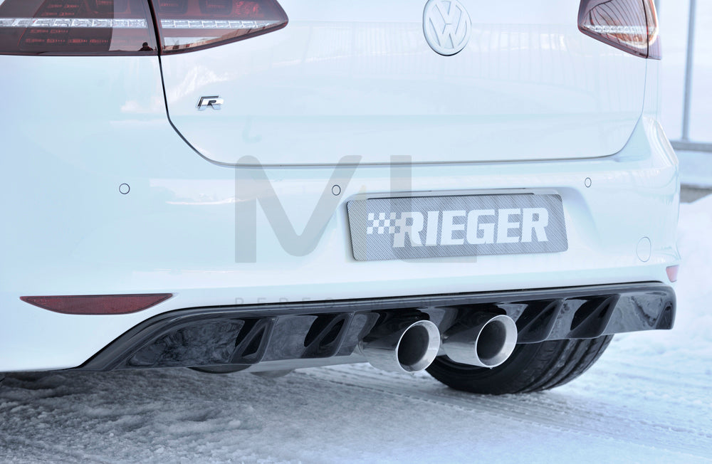 Rieger 00088092 VW Mk7 Golf R Rear Diffuser 2 | ML Performance UK Car Parts