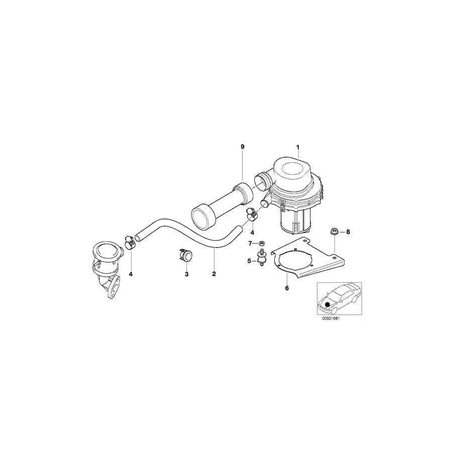 Genuine BMW 11721432886 E36 Grommet (Inc. Z3 2.8 & Z3 M) | ML Performance UK Car Parts