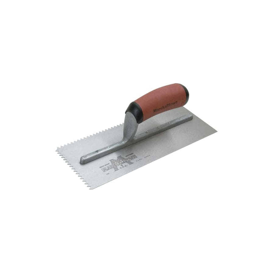 Marshalltown M/T701SD M701SD V 3/16in Notched Trowel DuraSoft® Handle 11 x 4.1/2in | ML Performance UK