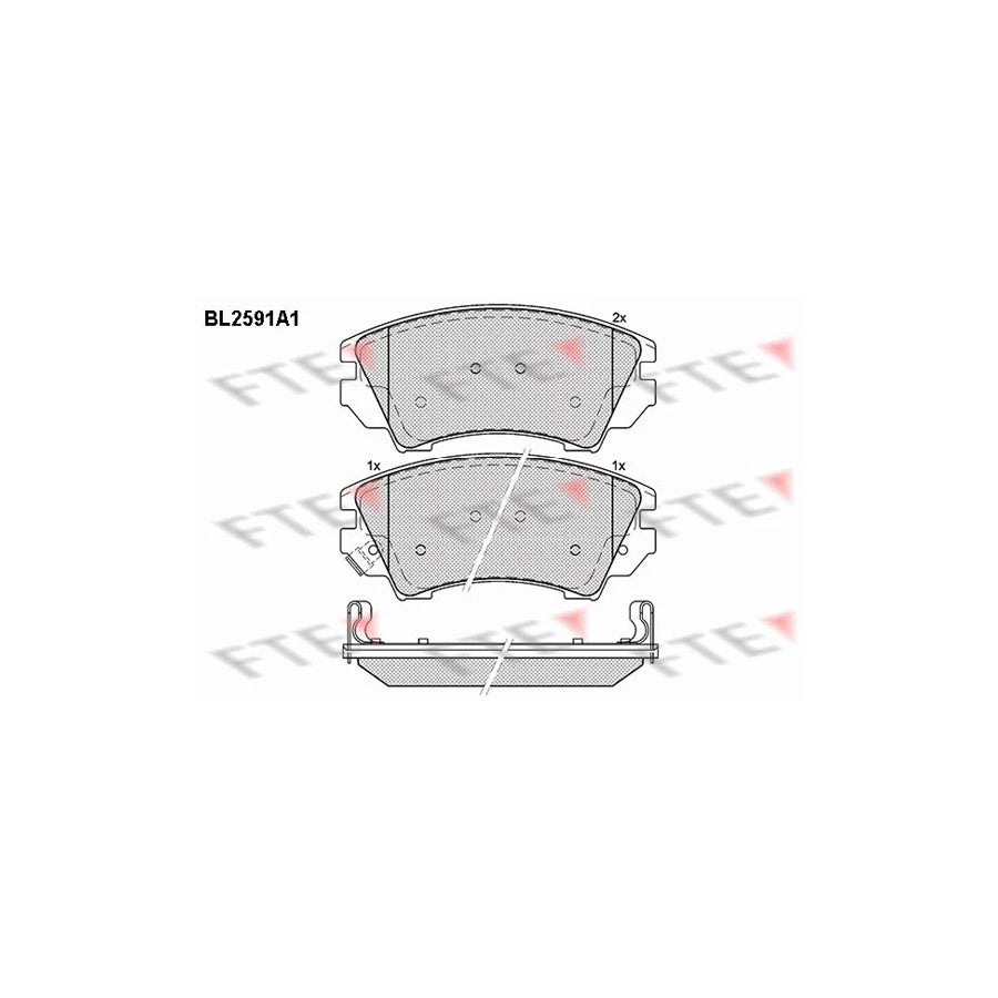 Fte BL2591A1 Brake Pad Set | ML Performance UK Car Parts