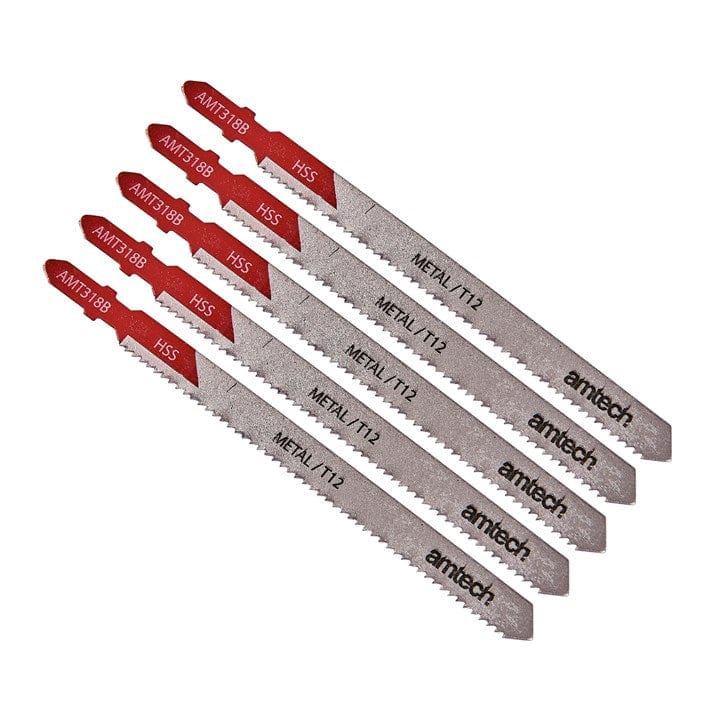 Amtech 5pcs. Metal Jigsaw Blade Set (AMT318B) | ML Performance DIY & Power Tools