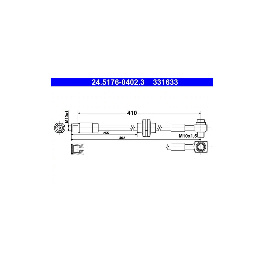 ATE 24.5176-0402.3 Brake Hose