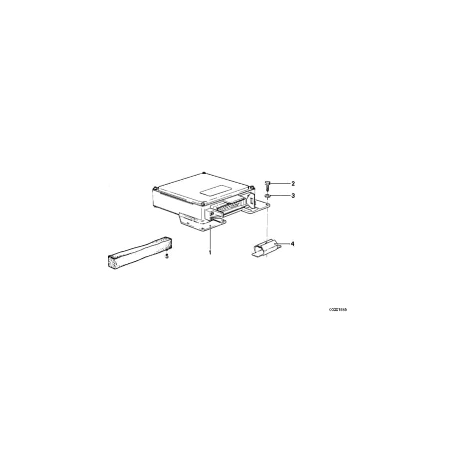 Genuine BMW 12141272152 E24 E23 At-Control Unit (Inc. 633CSi & 732i) | ML Performance UK Car Parts