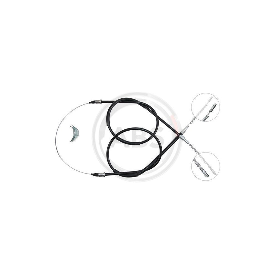 A.B.S. K11455 Hand Brake Cable For Opel Rekord