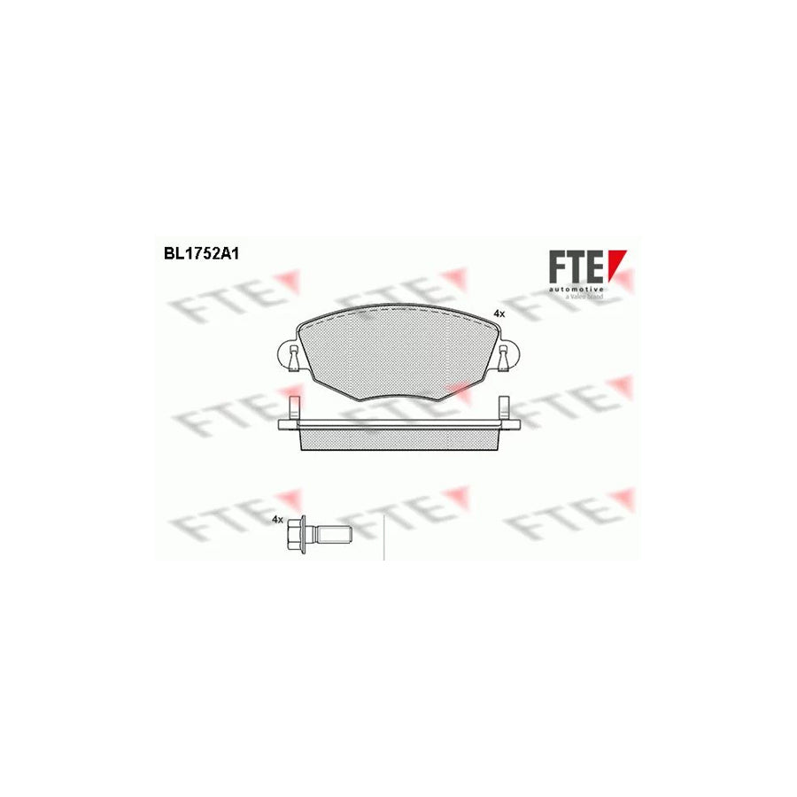 Fte BL1752A1 Brake Pad Set | ML Performance UK Car Parts