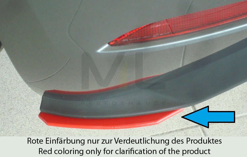 Rieger 00059596 VW Mk7 Golf Rear Side Splitter (GTI, GTD & GTE) 1 | ML Performance UK Car Parts