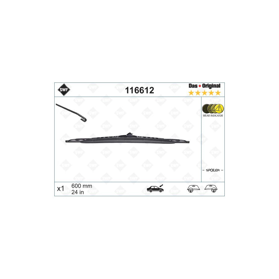 Swf Original Spoiler 116612 Wiper Blade | ML Performance UK Car Parts