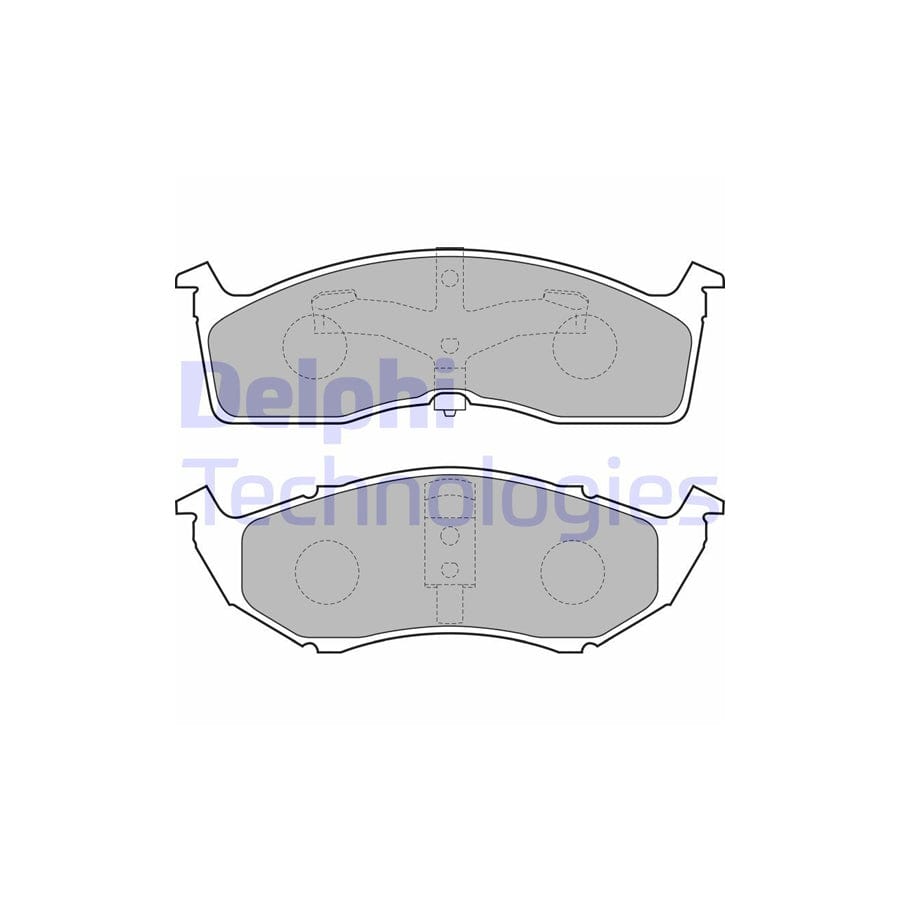 Delphi Lp1531 Brake Pad Set