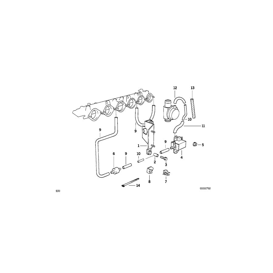 Genuine BMW 11721401770 E36 Holder (Inc. M3 & Z3 M) | ML Performance UK Car Parts