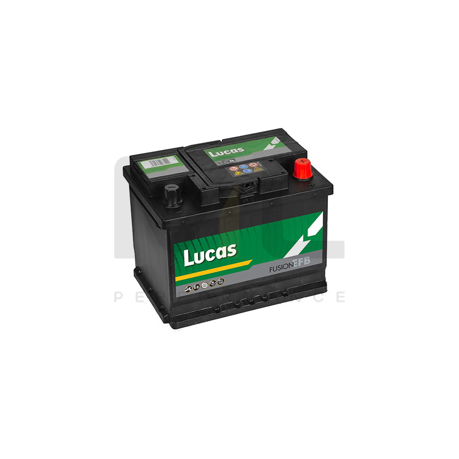 LE027 Lucas EFB Start Stop Car Battery 12V 60Ah | Car Batteries UK | ML Performance Car Parts