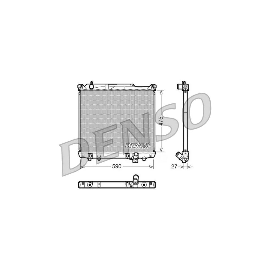 Denso DRM47020 Drm47020 Engine Radiator For Suzuki Grand Vitara I Off-Road (Ft, Ht) | ML Performance UK