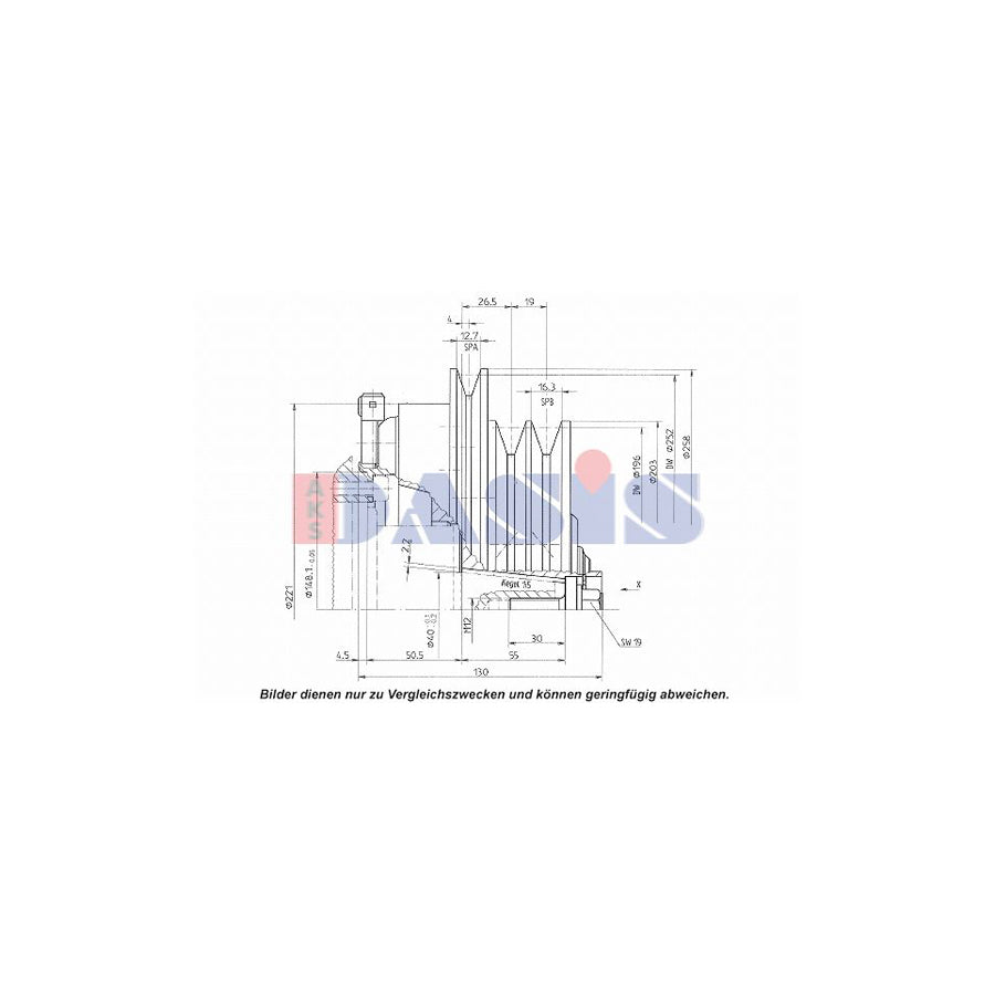 AKS Dasis 851290N Ac Compressor Clutch | ML Performance UK