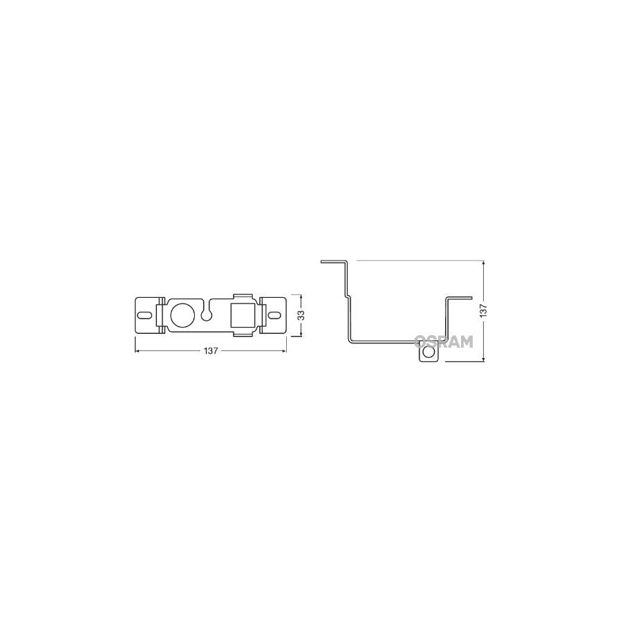 OSRAM  Ledfog101 Nis M Holder Fog Light | ML Performance