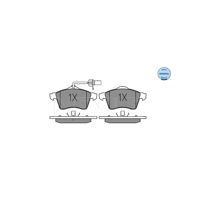 Meyle 025 218 8519/W Brake Pad Set For VW Transporter