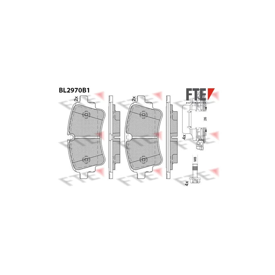 Fte 9011215 Brake Pad Set | ML Performance UK Car Parts