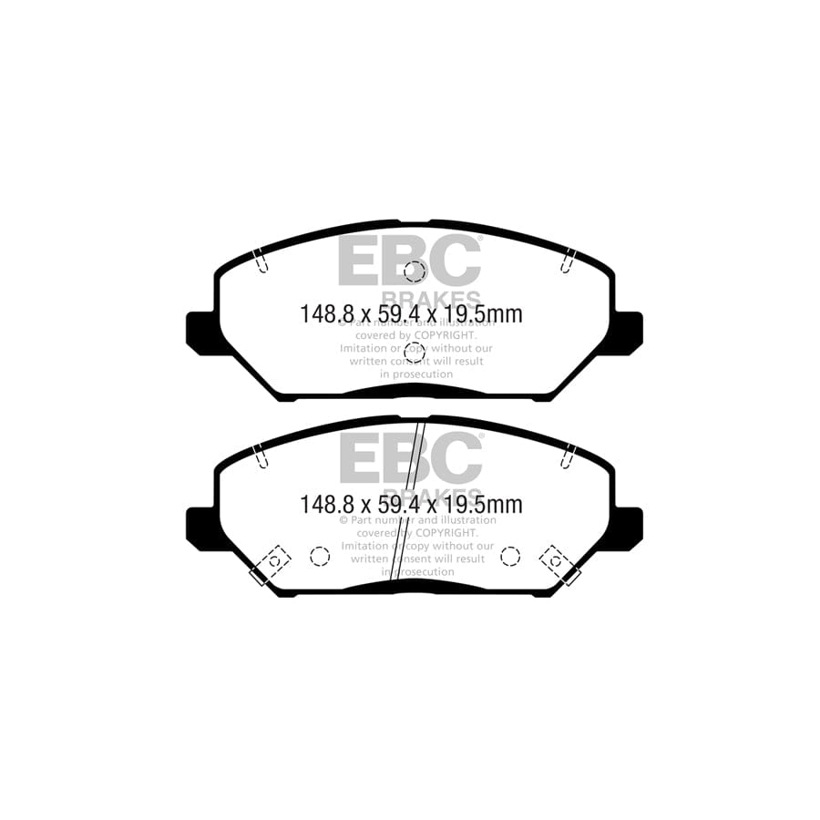 EBC PD40K2625 Hyundai Kia Ultimax Pad & Plain Disc Kit (Inc. i-30, Ceed, ProCeed) 2 | ML Performance UK Car Parts