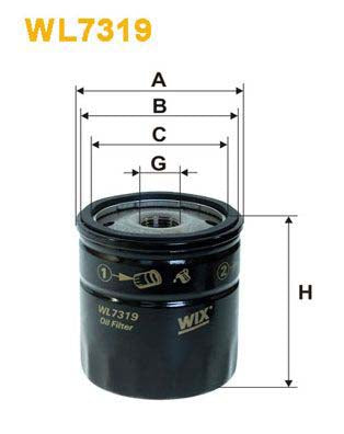 WIX Filters WL7319 Oil Filter